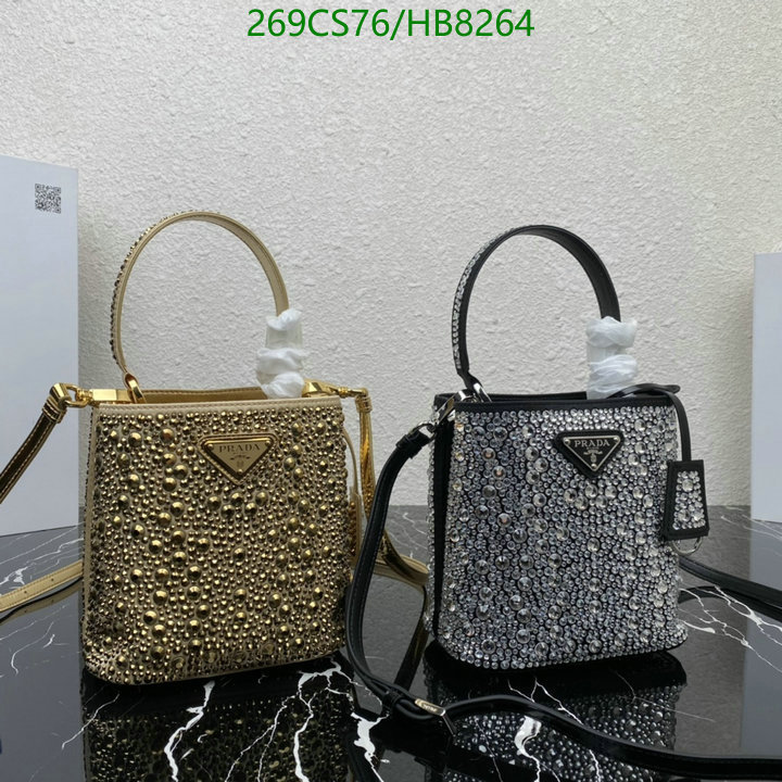 Prada Bag-(Mirror)-Diagonal-,Code: HB8264,$: 269USD