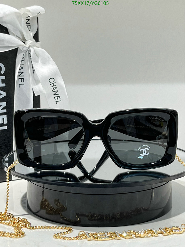 Glasses-Chanel,Code: YG6105,$: 75USD