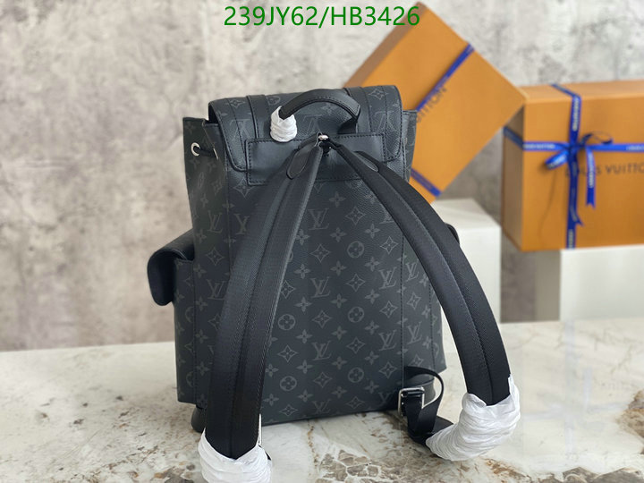 LV Bags-(Mirror)-Backpack-,Code: HB3426,$: 239USD