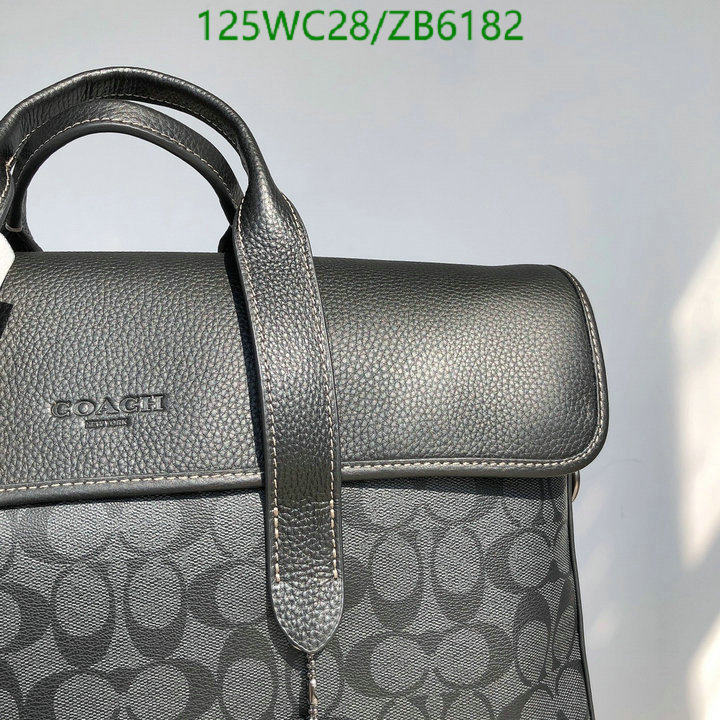 Coach Bag-(4A)-Handbag-,Code: ZB6182,$: 125USD