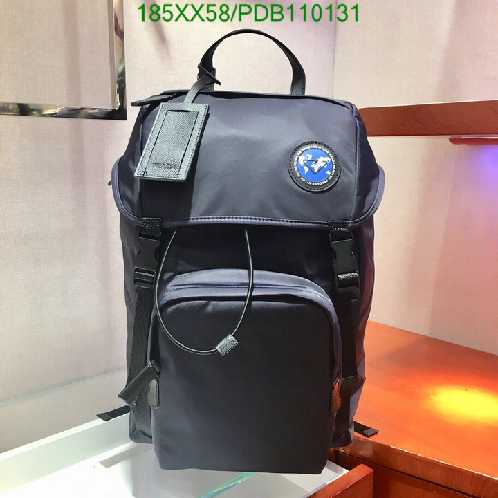 Prada Bag-(Mirror)-Backpack-,Code: PDB110131,$:185USD