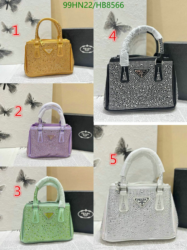Prada Bag-(4A)-Handbag-,Code: HB8566,$: 99USD