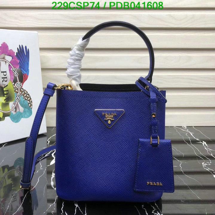 Prada Bag-(Mirror)-Diagonal-,Code: PDB041608,$: 229USD