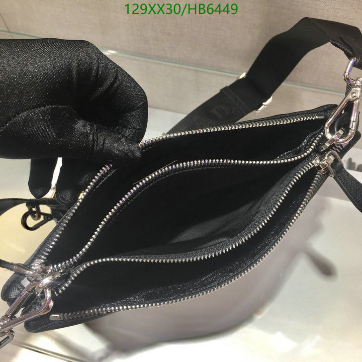 Prada Bag-(Mirror)-Diagonal-,Code: HB6449,$: 129USD