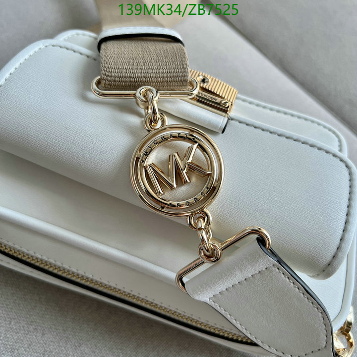 Michael Kors Bag-(Mirror)-Diagonal-,Code: ZB7525,$: 139USD