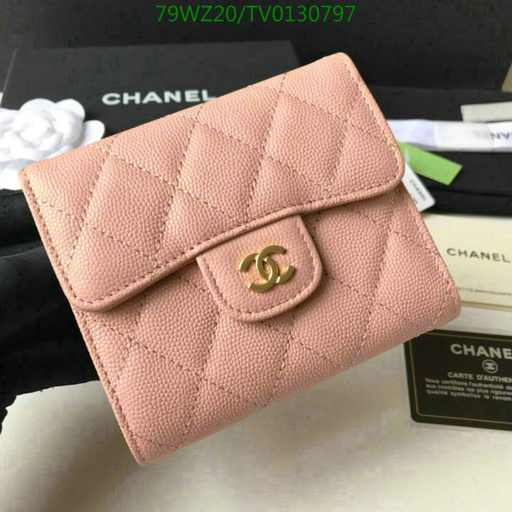 Chanel Bags ( 4A )-Wallet-,Code: TV0130797,$: 79USD