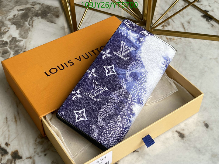 LV Bags-(Mirror)-Wallet-,Code: YT5700,$: 109USD