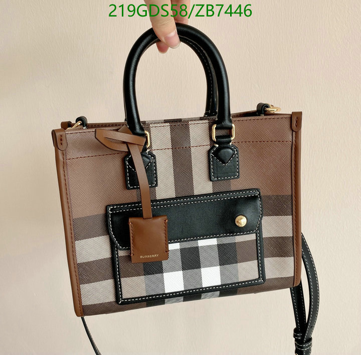 Burberry Bag-(Mirror)-Handbag-,Code: ZB7446,$: 219USD