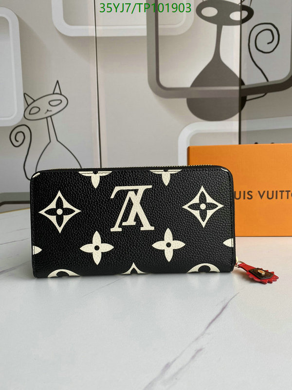 LV Bags-(4A)-Wallet-,Code: TP101903,$: 35USD