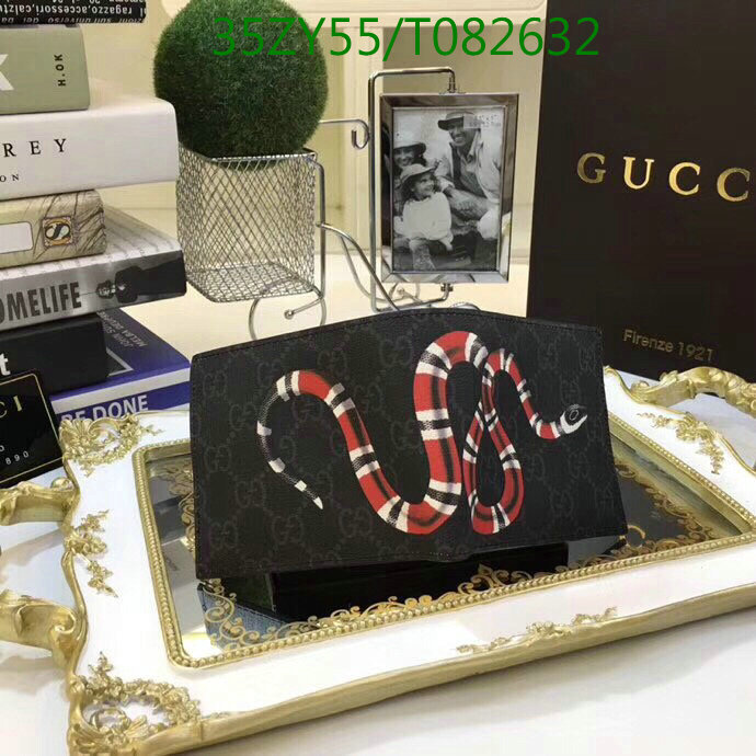 Gucci Bag-(4A)-Wallet-,Code: T082632,$:35USD