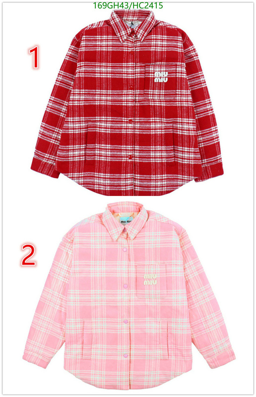 Clothing-MIUMIU, Code: HC2415,$: 169USD