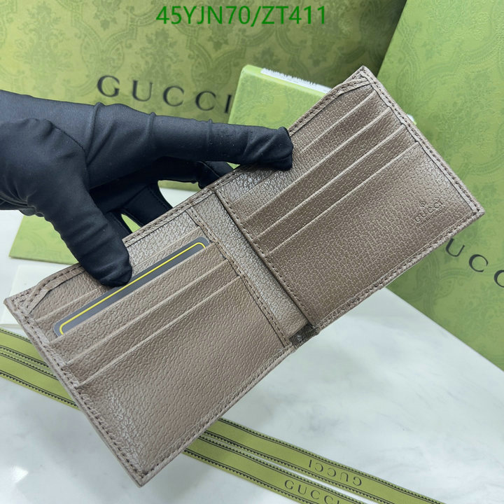 Gucci Bag-(4A)-Wallet-,Code: ZT411,$: 55USD