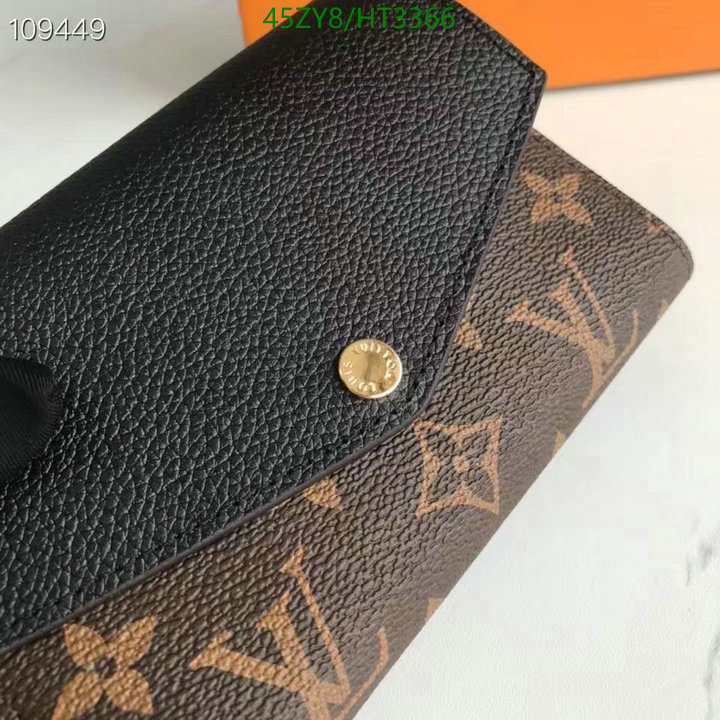 LV Bags-(4A)-Wallet-,Code: HT3366,$: 45USD