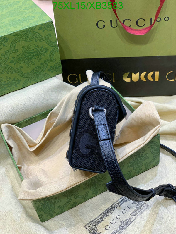 Gucci Bag-(4A)-Horsebit-,Code: XB3583,$: 75USD