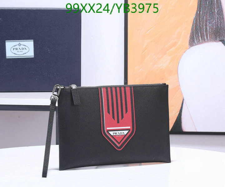 Prada Bag-(Mirror)-Clutch-,Code: YB3975,$: 99USD