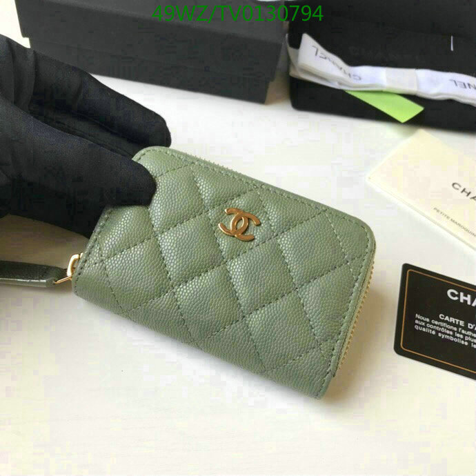 Chanel Bags ( 4A )-Wallet-,Code: TV0130794,$: 49USD