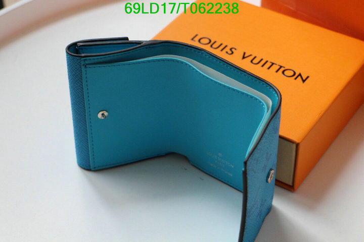 LV Bags-(Mirror)-Wallet-,Code: T062238,$: 69USD