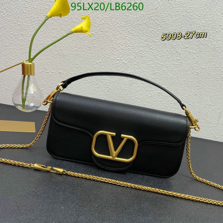 Valentino Bag-(4A)-LOC-V Logo ,Code: LB6260,$: 95USD