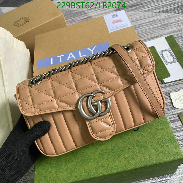 Gucci Bag-(Mirror)-Marmont,Code: LB2074,$: 229USD