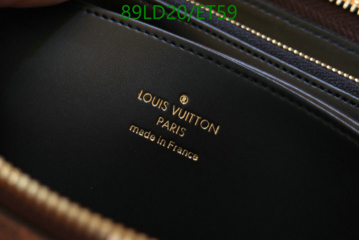 LV Bags-(Mirror)-Wallet-,Code: ET59,$: 89USD