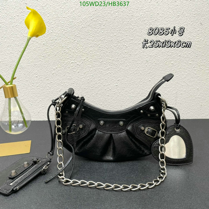 Balenciaga Bag-(4A)-Le Cagole-,Code: HB3637,$: 105USD