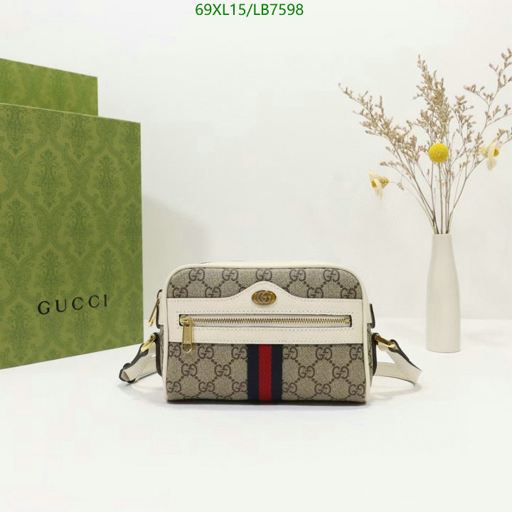 Gucci Bag-(4A)-Ophidia-G,Code: LB7598,$: 69USD