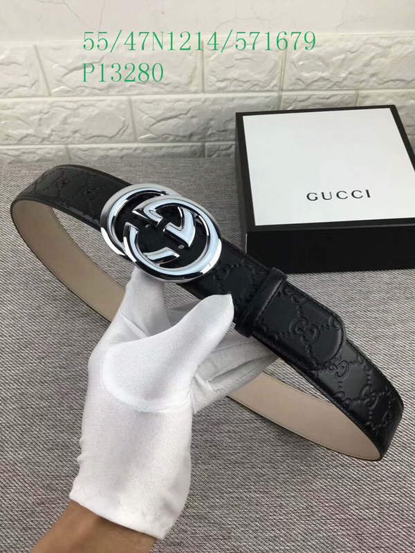 Belts-Gucci, Code： GGP010401,$: 55USD