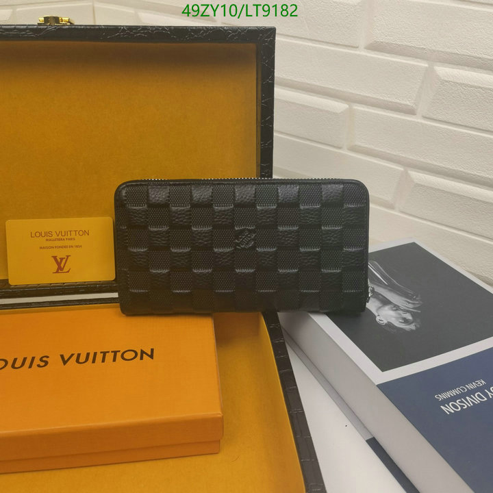 LV Bags-(4A)-Wallet-,Code: LT9182,$: 49USD