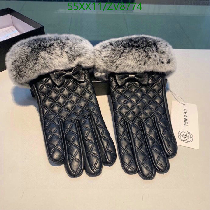 Gloves-Chanel, Code: ZV8774,$: 55USD