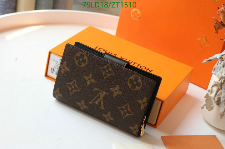 LV Bags-(Mirror)-Wallet-,Code: ZT1510,$: 79USD