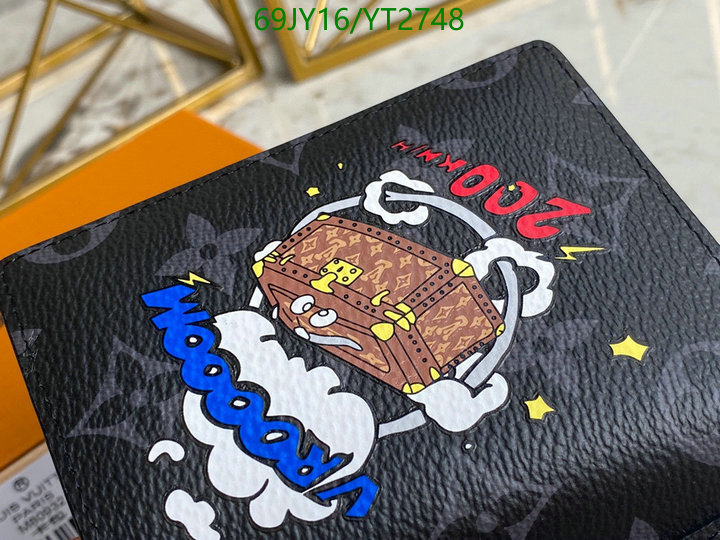 LV Bags-(Mirror)-Wallet-,Code: YT2748,$: 69USD