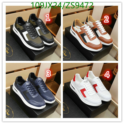 Men shoes-Prada, Code: ZS9472,$: 109USD