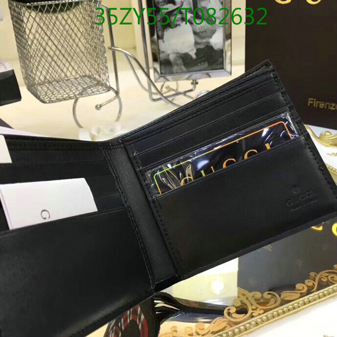 Gucci Bag-(4A)-Wallet-,Code: T082632,$:35USD