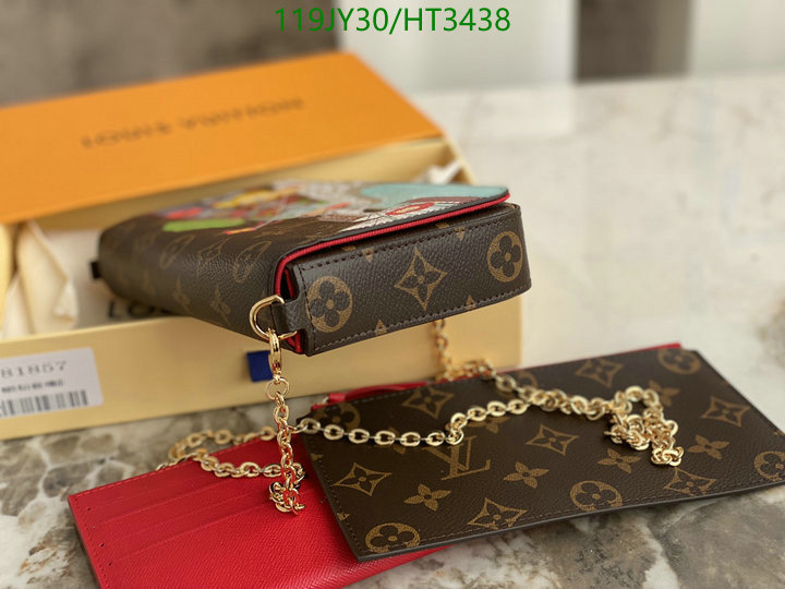 LV Bags-(Mirror)-Wallet-,Code: HT3438,$: 119USD