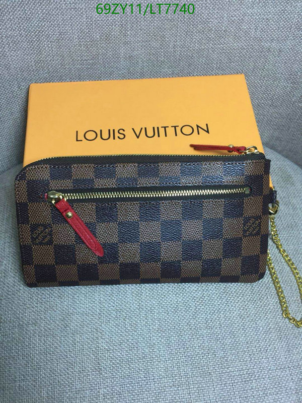 LV Bags-(4A)-Wallet-,Code: LT7740,$: 69USD