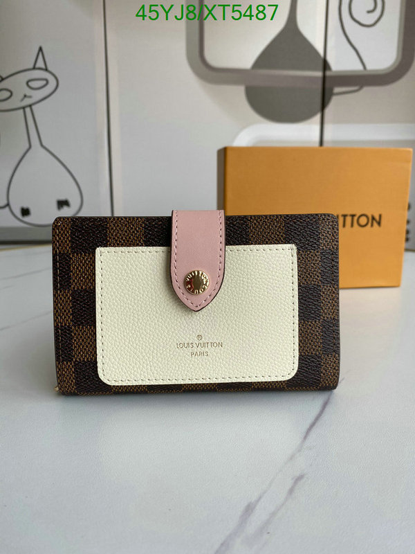 LV Bags-(4A)-Wallet-,Code: XT5487,$: 45USD