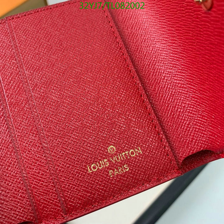 LV Bags-(4A)-Wallet-,Code: TL082002,$: 32USD