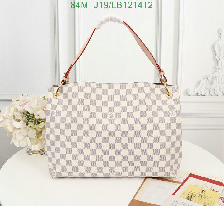 LV Bags-(4A)-Handbag Collection-,Code: LB121412,$: 84USD