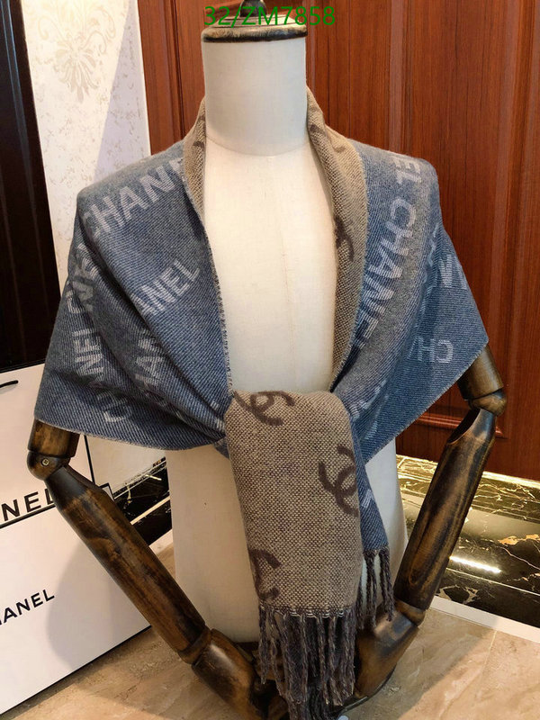 Scarf-Chanel, Code: ZM7858,$: 32USD