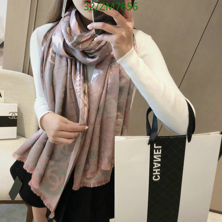 Scarf-Chanel, Code: ZM7856,$: 32USD