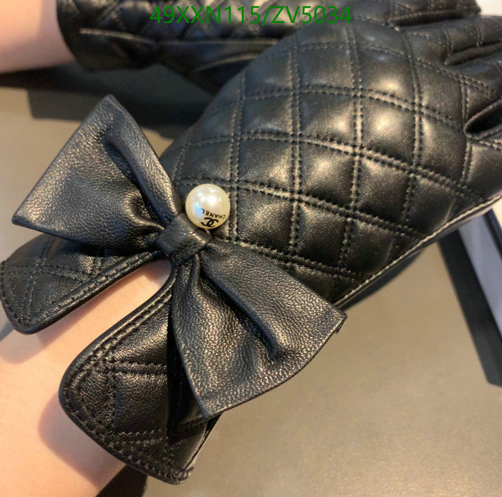 Gloves-Chanel, Code: ZV5034,$: 49USD