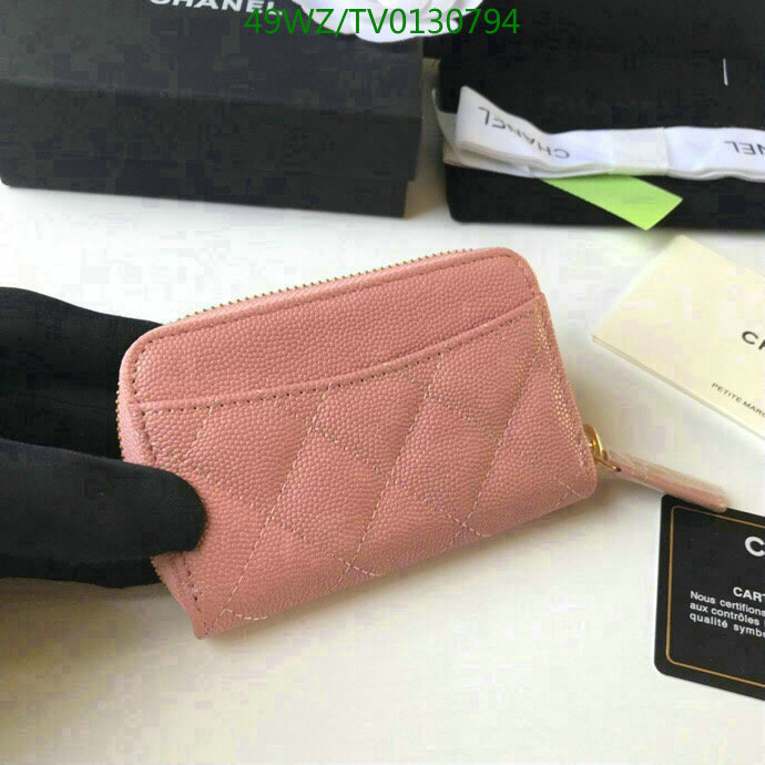 Chanel Bags ( 4A )-Wallet-,Code: TV0130794,$: 49USD