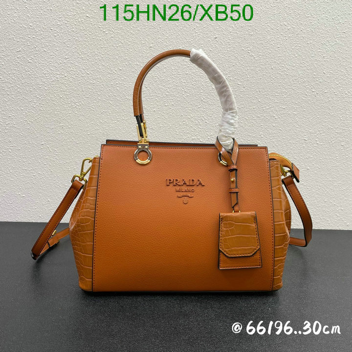 Prada Bag-(4A)-Handbag-,Code: XB50,$: 115USD