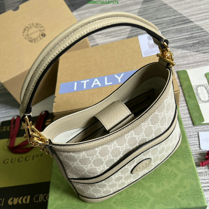 Gucci Bag-(Mirror)-Handbag-,Code: LB7579,$: 209USD