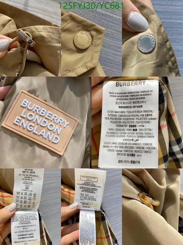 Down jacket Women-Burberry, Code: YC681,$: 125USD