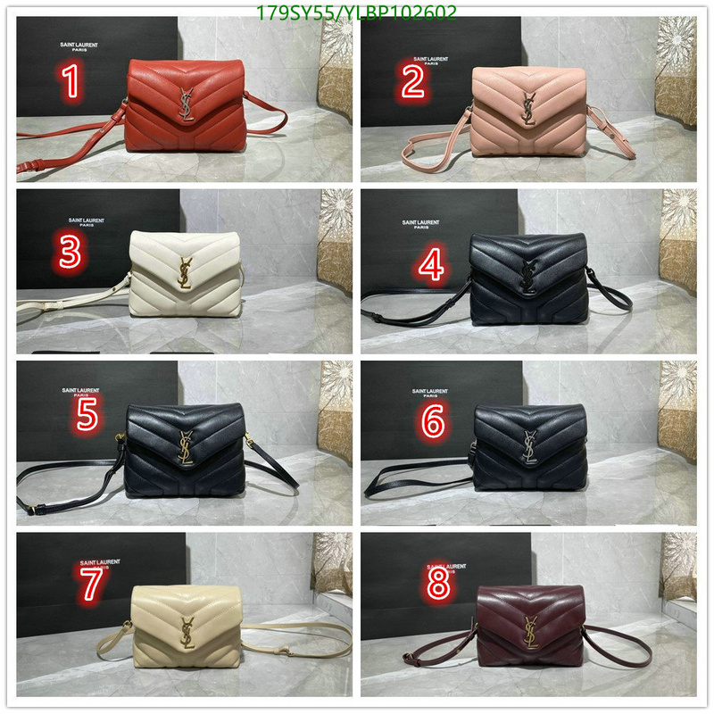 YSL Bag-(Mirror)-LouLou Series,Code: YLBP102602,$: 179USD