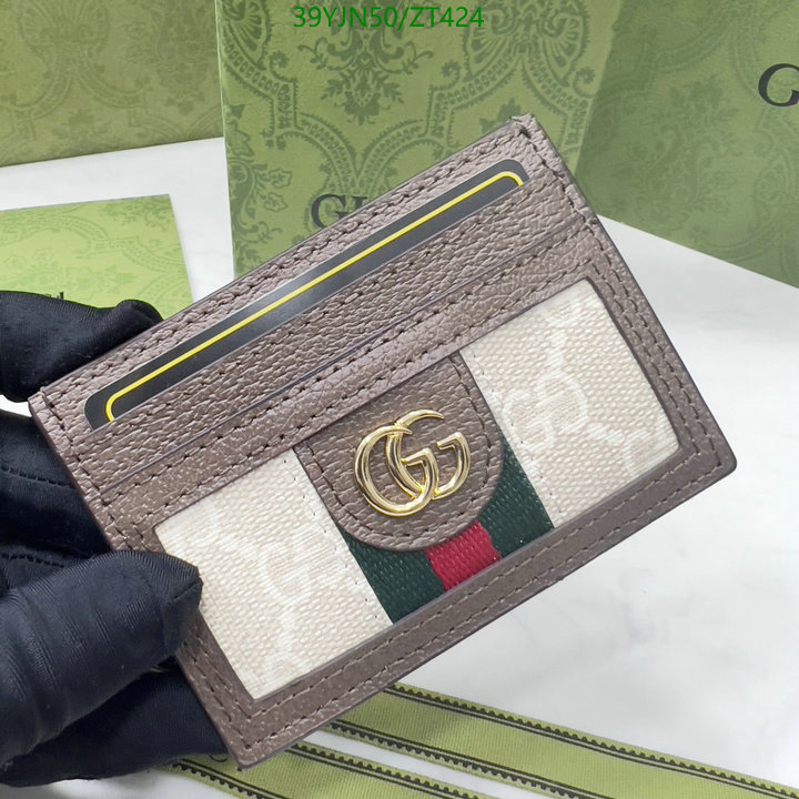 Gucci Bag-(4A)-Wallet-,Code: ZT424,$: 39USD