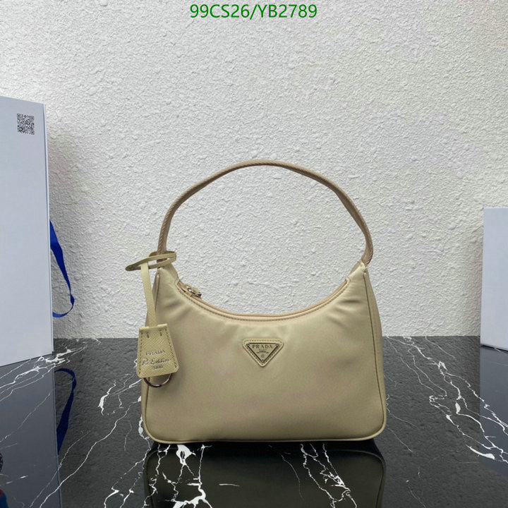 Prada Bag-(Mirror)-Re-Edition 2000,Code: YB2789,$: 99USD