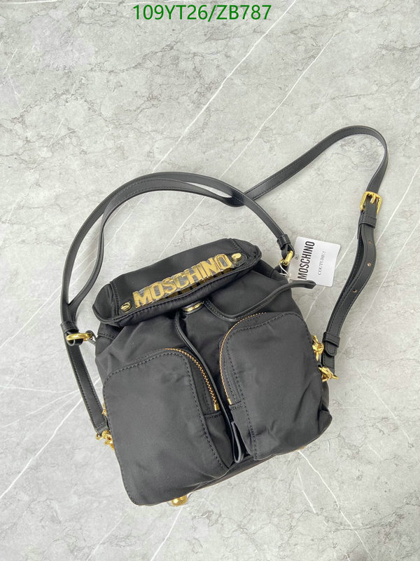 Moschino Bag-(Mirror)-Handbag-,Code: ZB787,$: 109USD