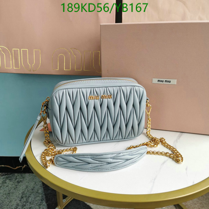 Miu Miu Bag-(Mirror)-Diagonal-,Code: YB167,$: 189USD